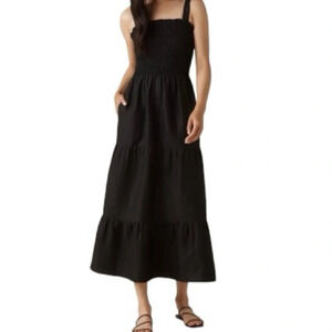 Vetta Smocked Tiered Dress